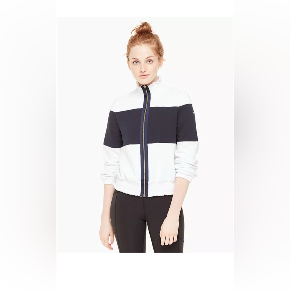 kate spade color block sport jacket sz s